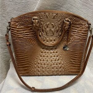 Large Brahmin Bag Honey Beige with Brahmin credit card wallet